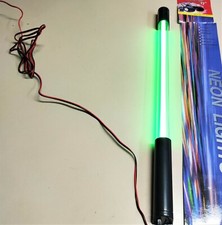 TUBO NEON AUTO TUNING SPORT MUSICA SOUND LUCE NEON VERDE PRESA ACCENDISIGARI 48C