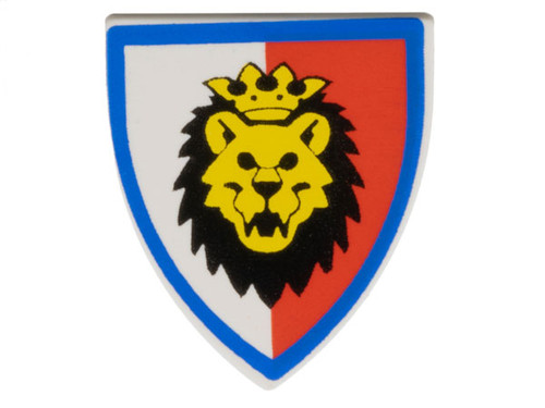 Lego scudo triangolare leone - triangolare,