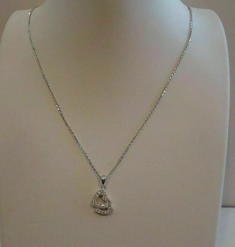 Ciondolo cuore diamante taglio