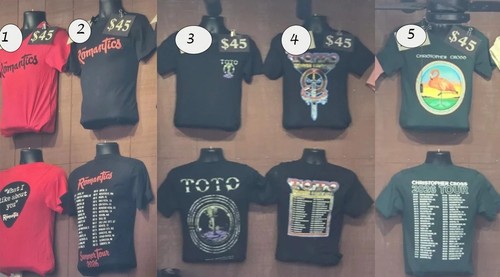 Shirt toto the romantics - toto,