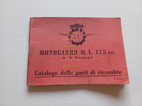Agusta 175 motocarro 1956 - mv,
