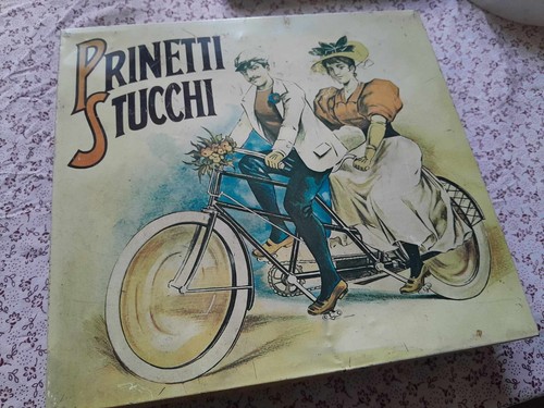 Antica scatola metallo - antica,
