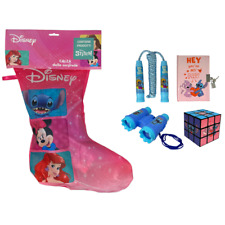 CALZA DELLA BEFANA CON ACCESSORI STITCH ANGEL DISNEY CALZETTONE 4 GIOCHI BAMBINI