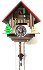 Orologio a cucù Cuculo Lötscher swiss manifacture clock 859 switzerland watch