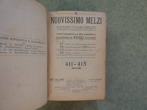 Novissimo melzi vallardi - il,