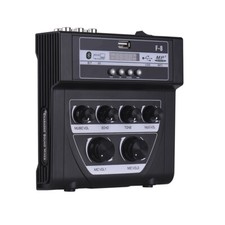 Mixer Karaoke Casa/Esterno Microfono Stereo Audio Eco Console Suono Riproduzione USB