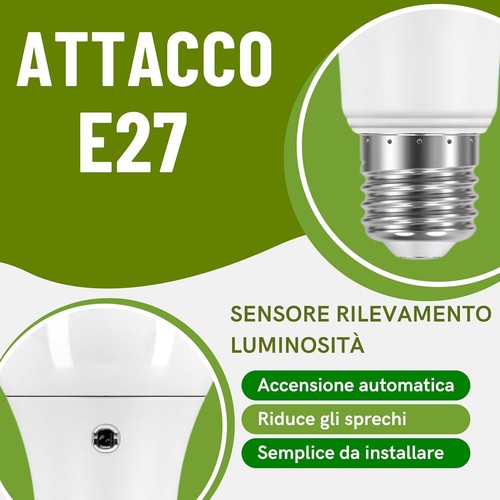 Lampadina led goccia - led, 9w