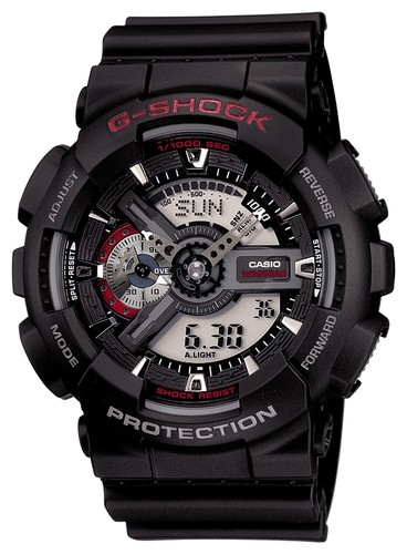 Casio shock 110 1ajf nero - casio, ga-110-1ajf
