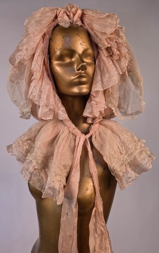 Cofano seta tessuto rosa - cofano, in