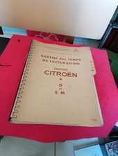Citroën -  barème des temps