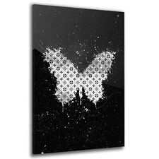 Quadro stampa su tela farfalla