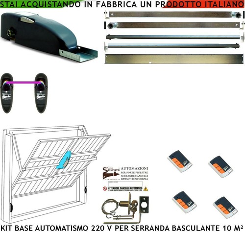 Serranda basculante elettrica - serranda,