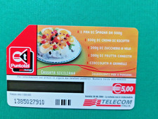 SCHEDA TELEFONICA TELECOM Puntotel - CASSATA SICILIANA   30.06.2004