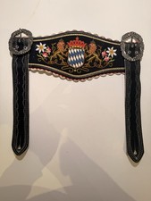 1950s Leather Suspenders