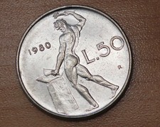 1980 Italy 50 Lire 