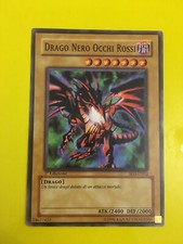 YU GI OH CARTA DRAGO NERO OCCHI ROSSI SD1-IT002 1 EDIZIONE COMUNE MINT DECK