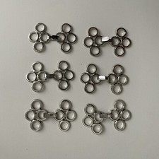 6 ALAMARI METALLO VINTAGE