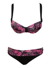 Bellissima Costume bikini donna imbottito taglie forti