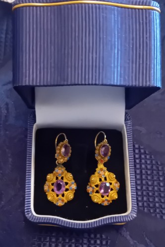 Orecchini borbonici in oro - ,