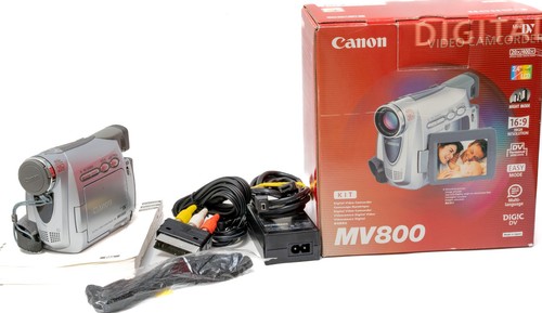 Canon mv800 pal videocamera - canon,