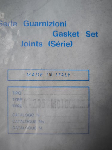 Serie guarnizioni agusta - serie,