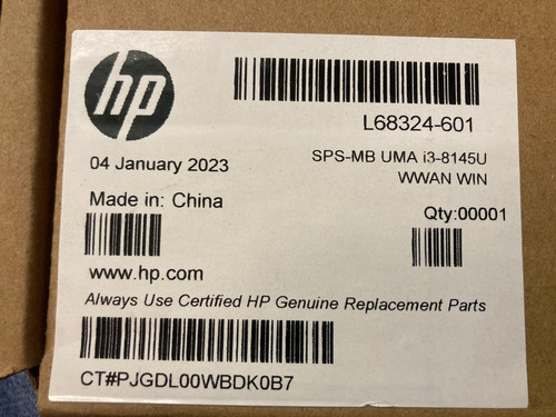 Nuova scheda madre - madre, hp