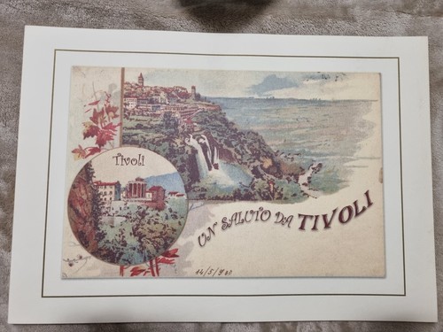Saluto tivoli volume - un,