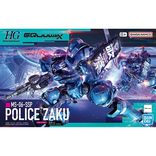 Bandai gquuuuux police zaku - bandai, hg