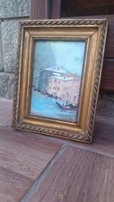 Piccolo Dipinto D'epoca Venezia 