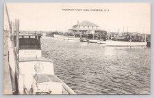 Postcard tuckerton yacht - yacht, club