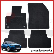 TAPPETI OPEL GRANDLAND X DAL 2017 IN MOQUETTE CON RICAMO E 2 FISSAGGI SU MISURA