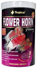 Tropical Flower Horn 1000 ml YOUNG pellet mangime per pesci 