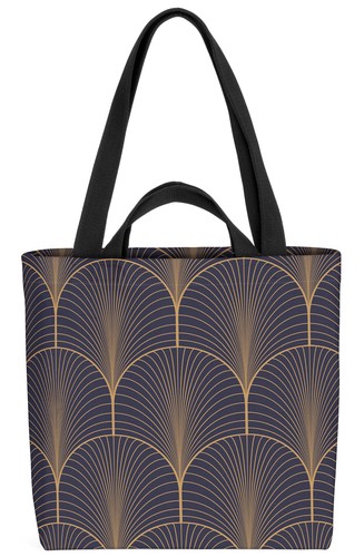 Borsa vintage arco blu - , oro