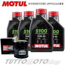 Tagliando HONDA Hornet 600 1998 1999 2000 2001 2002 - Motul 5100 10W40 + Filtro