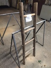 Antica Scala In Legno Da