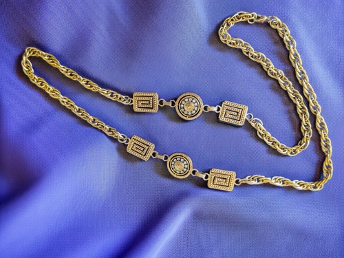 Collana cristallo chiave greca - collana,