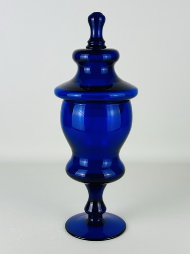 Vintage vaso vetro blu - vintage,