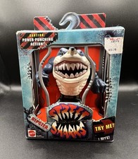 RARA Figurina Mattel Street Sharks Ripster Serie 1 1994 in scatola originale e gabbia