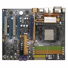 SCHEDA MADRE MSI K9N2 DIAMOND AM2 AM2+ CON SCHEDA AUDIO EXTREME X-FI ATX 4 SLOT