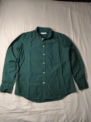 Zara verde casual buttom down