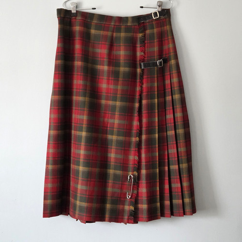 Kilt vintage anni - 100%, lana