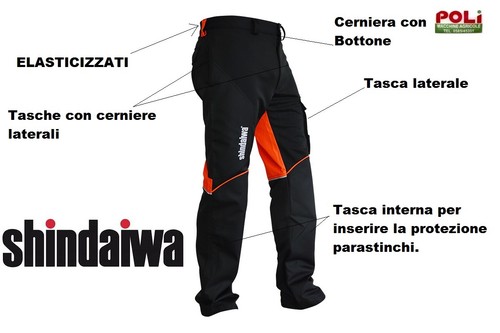 Pantalone shindaiwa tessuto - shindaiwa,