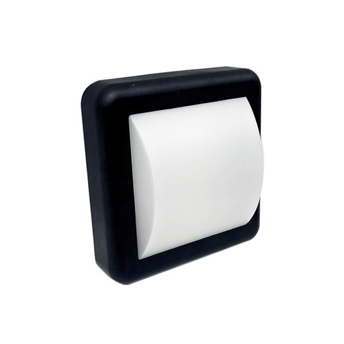 Lampada applique led - 4w, nera