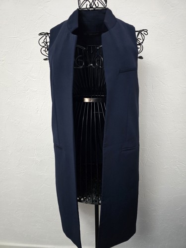 Zara gilet donna - lungo, blu