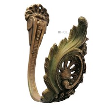 Fermatende Antico Bronzo Tenda Supporto Vecchio 17cm