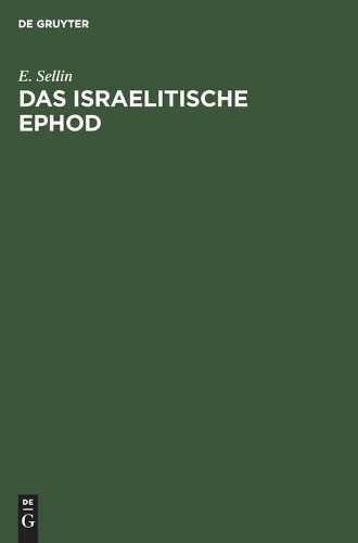 Sellin das israelitische - e,
