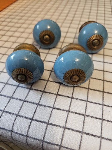 Lotto pomelli ceramica blu - pomelli,