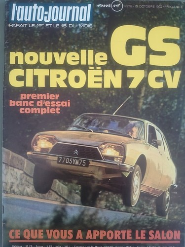 Auto journal 1972 citroen - l'auto,