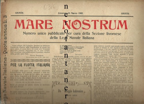 Mare nostrum a cura - mare,
