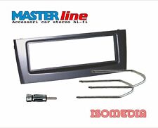 MASCHERINA AUTORADIO UN DIN FIAT GRANDE PUNTO 2005 A 2009. CHIAVETTE  E SPINOTTO